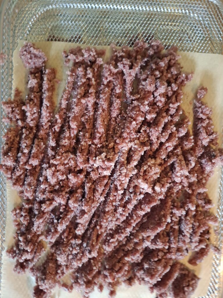 Gewürzsalz im Dörrapparat